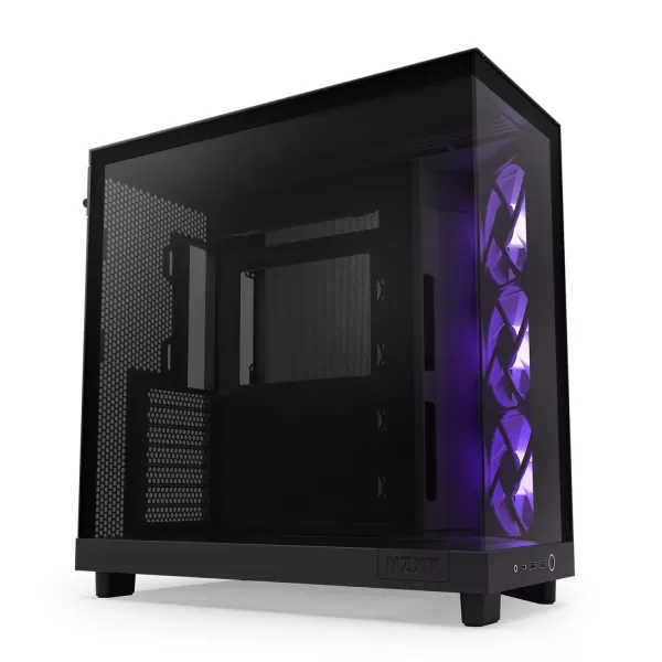 NZXT H6 Flow RGB Mid Tower Case - Black