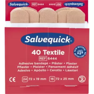 Refill for SALVEQUICK, 6 packs of elastic plasters, 40 each, pack of 6