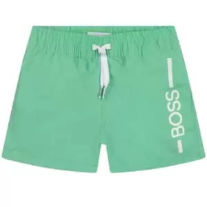 Boss Logo Swim Shorts Infant Boys - Green