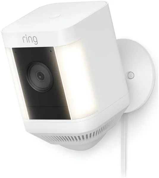 Ring Spotlight Cam Plus, Plug-In - White- Uk