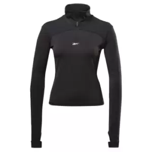 Reebok Tech Style THERMOWARM+GRAPHENE Quarter-Zip Sweatsh - Black