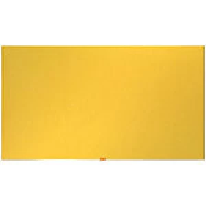 Nobo Notice Board Felt Yellow 69 x 122 cm