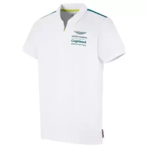 2022 Aston Martin Lifestyle Polo Shirt (White)