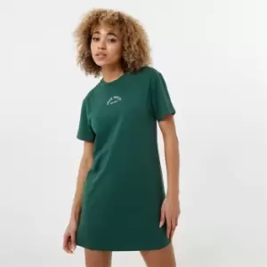 Jack Wills Logo T-Shirt Dress - Green