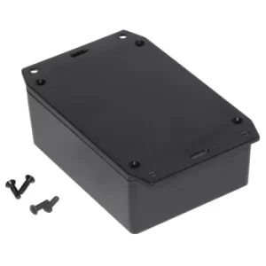 Hammond 1591XXSFLBK FRABS Enclosure Flanged Lid 110 x 82 x 43mm Black