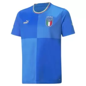 Puma Italy Home Shirt 2022/2023 Juniors - Blue