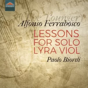 Alfonso Ferrabosco Lessons for Solo Lyra Viol by Alfonso Ferrabosco CD Album