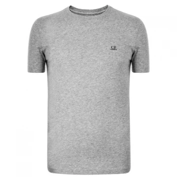 CP COMPANY Reverse Goggle Print T Shirt - Grey Mel M93