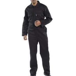 SuperTouch XXXXL Coverall Basic with Popper Front Opening PolyCotton