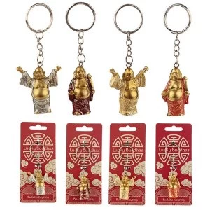 Lucky Buddha Keyring (1 Random Supplied)