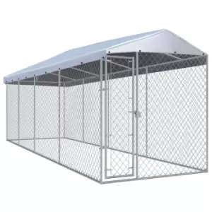 Vidaxl Outdoor Dog Kennel With Roof 760X190X225 Cm