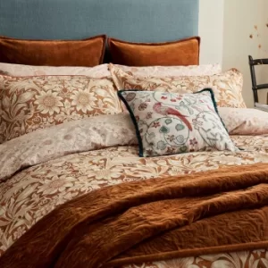 William Morris Sunflower Kingsize Duvet Cover, Saffron