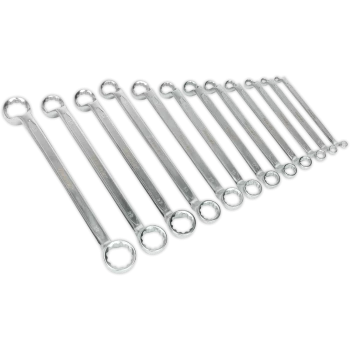 Sealey 12 Piece Offset Double Ring Spanner Set