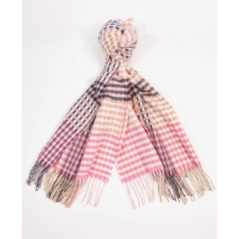 Barbour Bryony Check Scarf - Pink