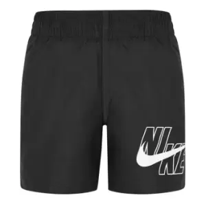 Nike 4 Volley Swim Shorts Junior Boys - Black