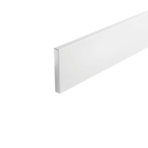 Wickes Vienna White Continuous Plinth - 2.5m