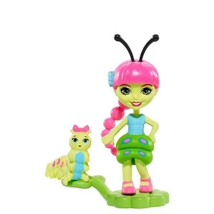 Enchantimals Petal Park Cay Caterpillar & Scriggly Figures