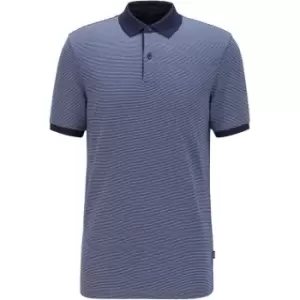 Boss Boss Penrose Short Sleeve Polo Shirt Mens - Blue