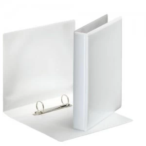 Esselte Presentation Binder 2-DRing 25mm A5 White PK12