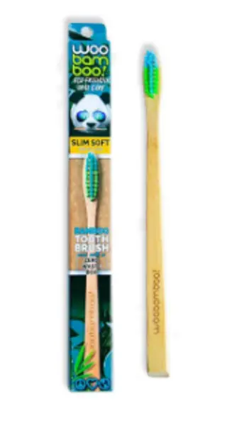 Woobamboo Eco Bamboo Slim Soft Toothbrush