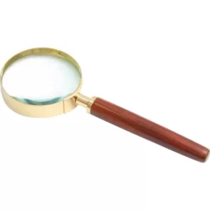 Deluxe High Power Hand Magnifier 4X Mag