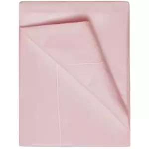 Belledorm 400 Thread Count Egyptian Cotton Flat Sheet (Double) (Blush) - Blush