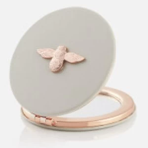 Olivia Burton Womens 3D Bee Compact Mirror - Grey/Rose Gold