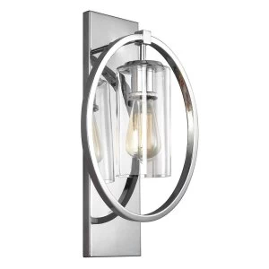 1 Light Wall Light Polished Chrome, E27