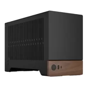 Fractal Design Terra Graphite SFF PC Case Mini ITX Walnut Front Anodized Aluminium Exterior 322mm GPU Support Requires SFX/SFX-L PSU USB-C