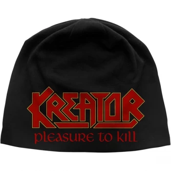 Kreator - Pleasure To Kill Unisex Beanie Hat - Black