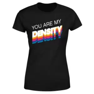 Back To The Future You Are My Density Womens T-Shirt - Black - L