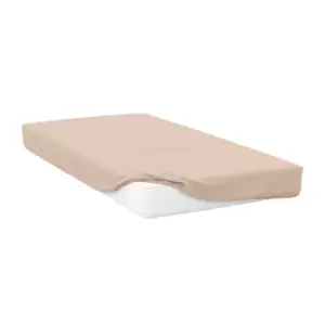 Belledorm 400 Thread Count Egyptian Cotton Fitted Sheet (Single) (Cream)