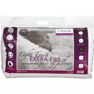 Extra Fill Hollowfibre Pillows, 2 Pack - Catherine Lansfield