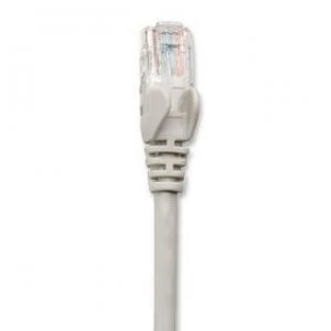 Intellinet Network Patch Cable Cat6 15m Grey CCA U/UTP PVC RJ45 Gold Plated Contacts Snagless Booted Polybag