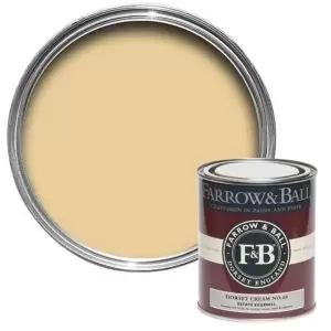 Farrow & Ball Estate Dorset Cream No. 68 Eggshell Paint, 750Ml