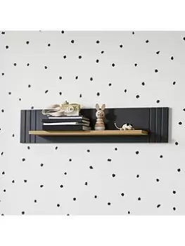 Cuddleco Rafi Shelf - Oak And Black