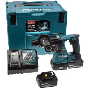 Makita DHR242RTJ SDS Plus BL Hammer Drill 18V 2 x 5.0AH Li-Ion