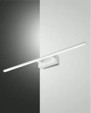 Nala LED Bathroom Over Mirror Light White Glass, IP44