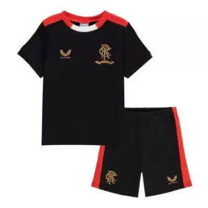 Castore Rangers Away Baby Kit 2021 2022 - Black