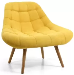 Shell Sunny Yellow Armchair