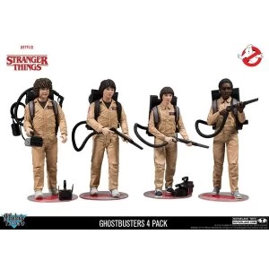 Ghostbusters Deluxe 4-Pack (Stranger Things) Action Figure