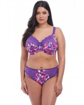 Elomi Morgan Purple Print Full Cup Bra