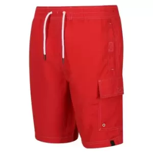 Regatta Hotham Board Swim Shorts IV - Red