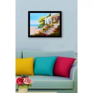 SC0692 Multicolor Decorative Framed MDF Painting