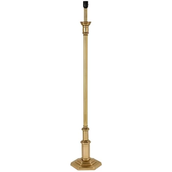 Interiors Canterbury - 1 Light Floor Lamp Brass - Base Only, E27