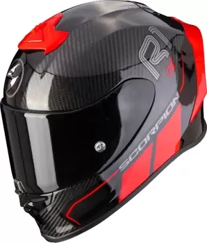 Scorpion EXO-R1 Carbon Air Corpus II Helmet, black-grey-red, Size XS, black-grey-red, Size XS