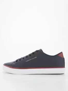 Tommy Hilfiger Mens Vulc Core Low Trainers - Navy, Size 44, Men