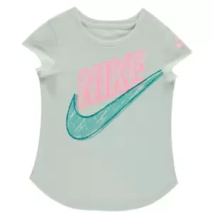 Nike Short Sleeve Graphic T Shirt Infant Girls - Green