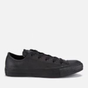 Converse Chuck Taylor All Star Ox Trainers - Black Mono - UK 10