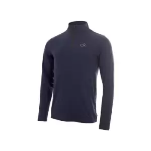 Calvin Klein NEWPORT HALF ZIP - NAVY - L